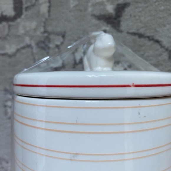 Threshold Large ceramic Candy Canister bunny topper - Picture 5 of 7